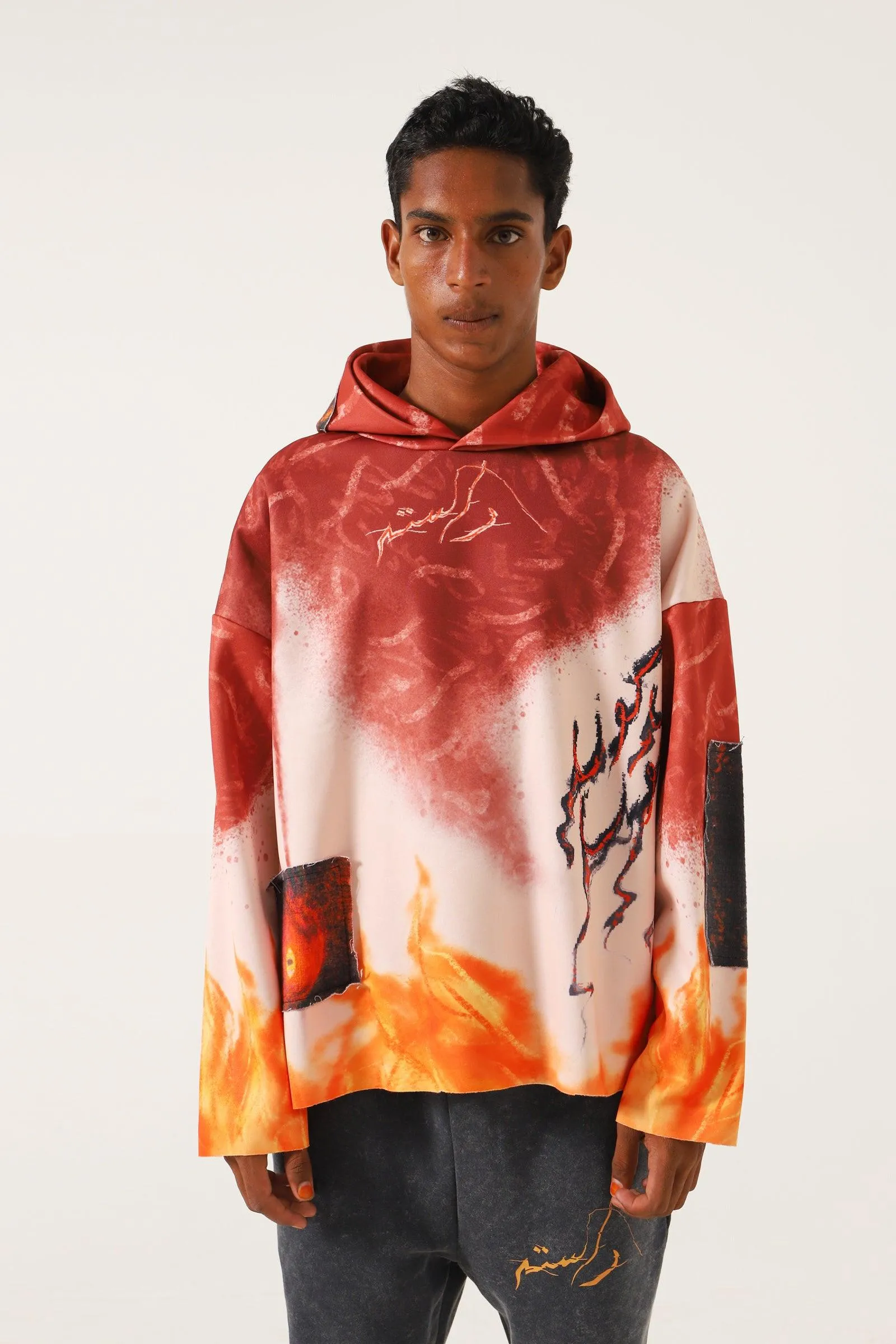 "THIS IS LIFE" ABSTRACT HOODIE