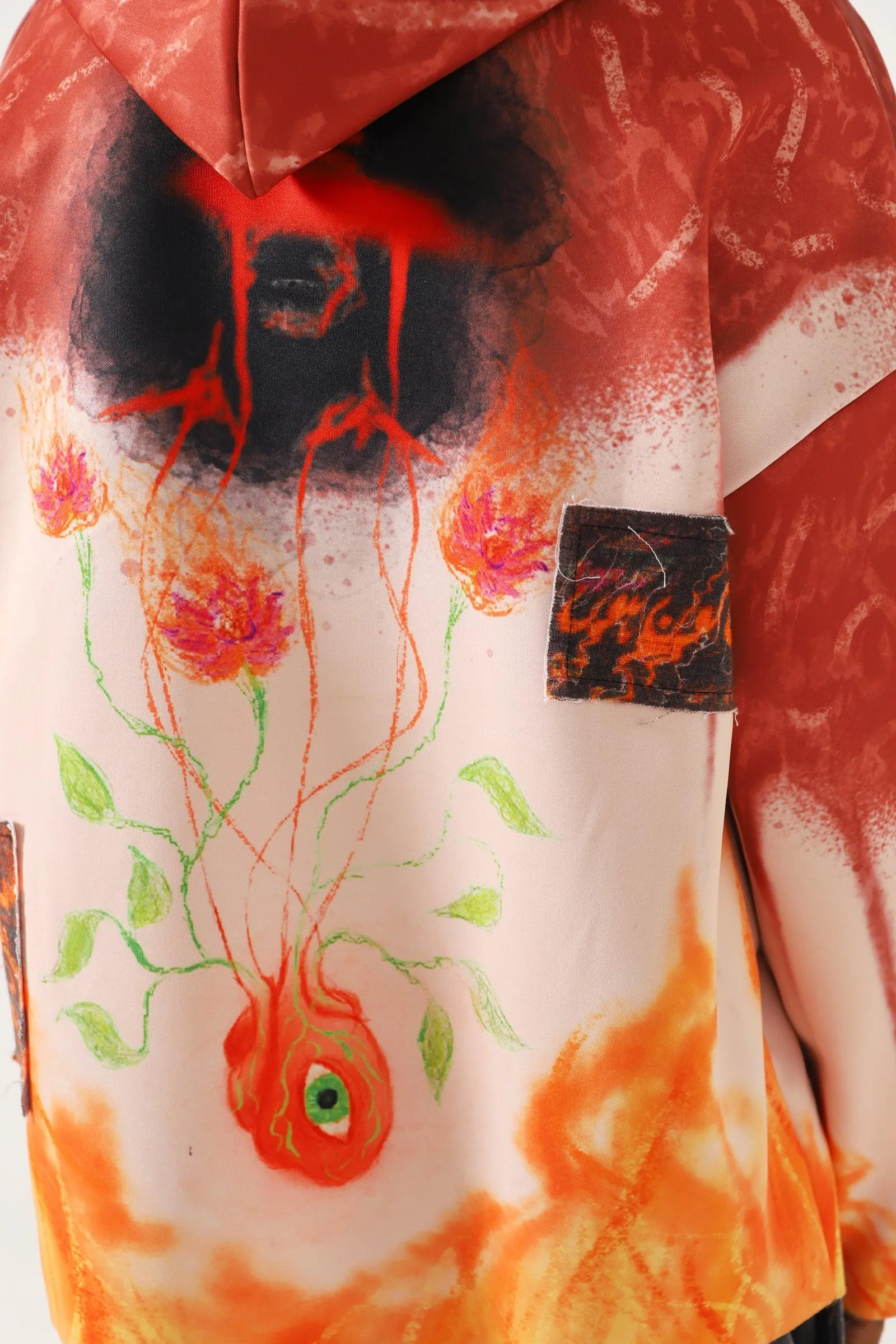 "THIS IS LIFE" ABSTRACT HOODIE