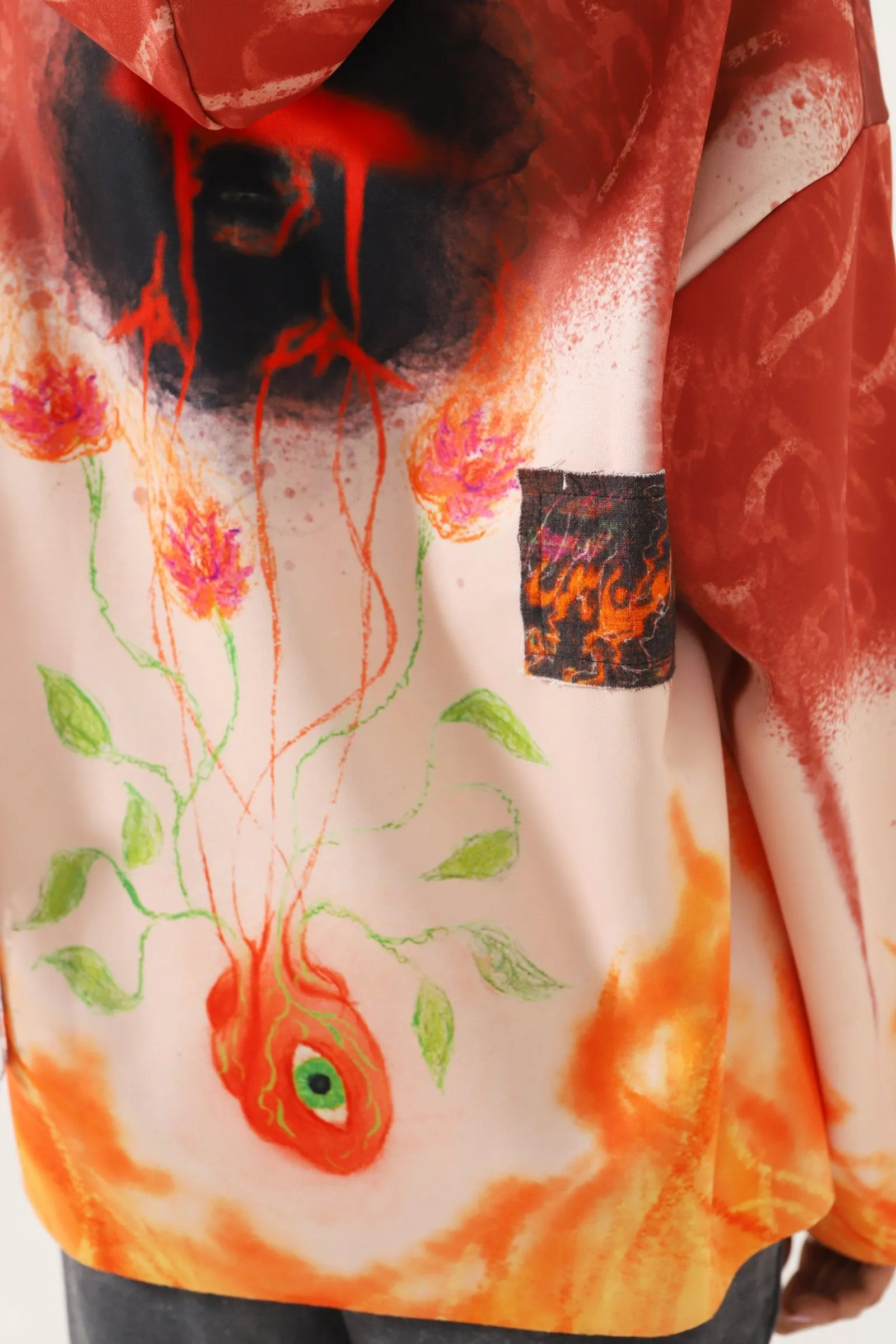 "THIS IS LIFE" ABSTRACT HOODIE
