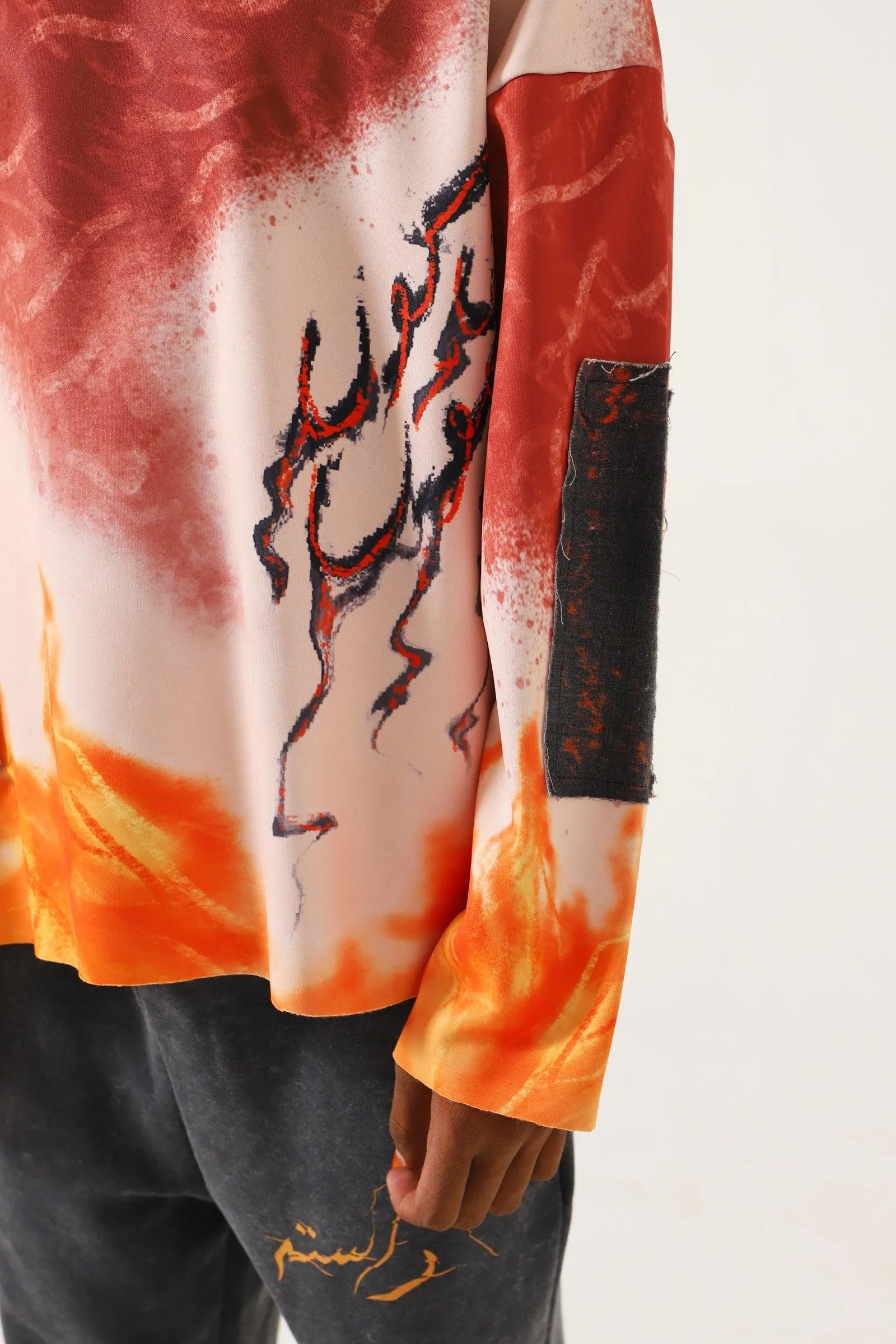 "THIS IS LIFE" ABSTRACT HOODIE