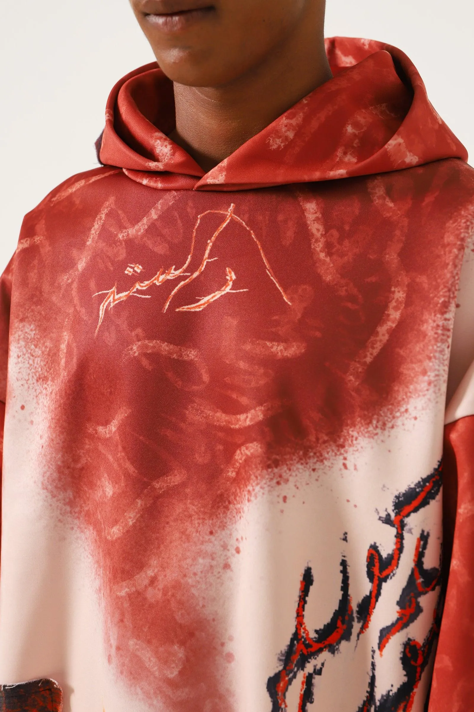 "THIS IS LIFE" ABSTRACT HOODIE