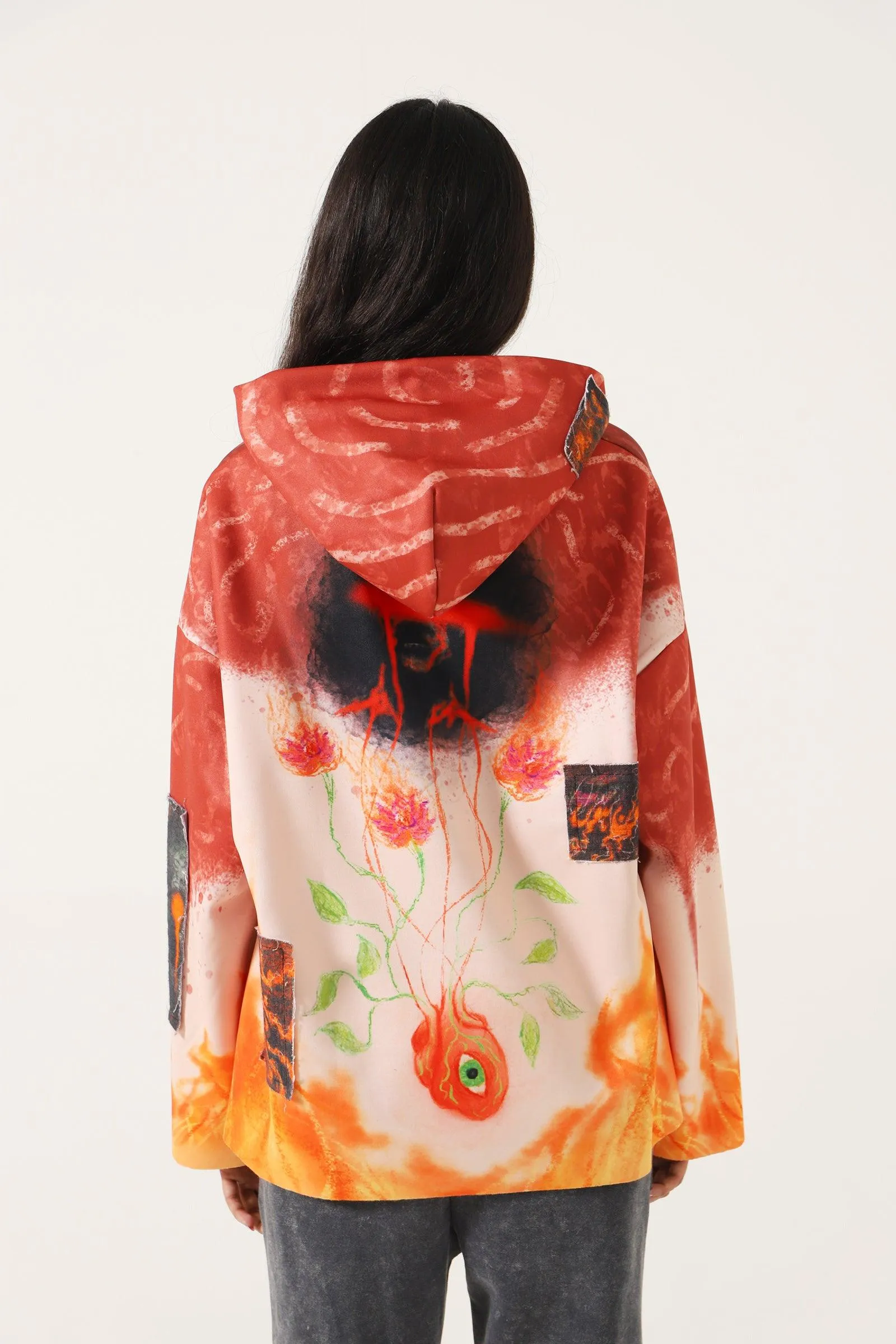 "THIS IS LIFE" ABSTRACT HOODIE
