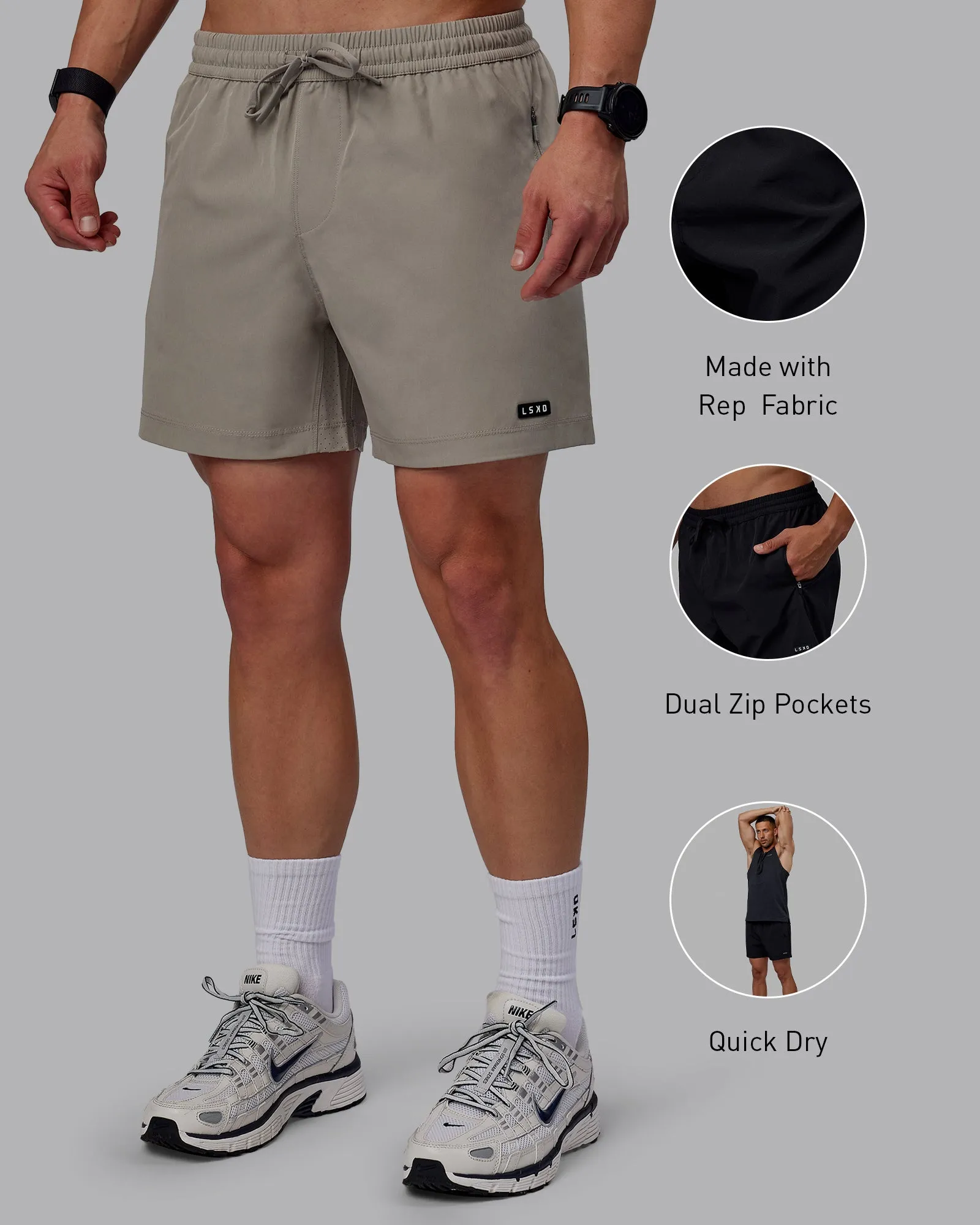 Rep 5" Performance Shorts - Elephant