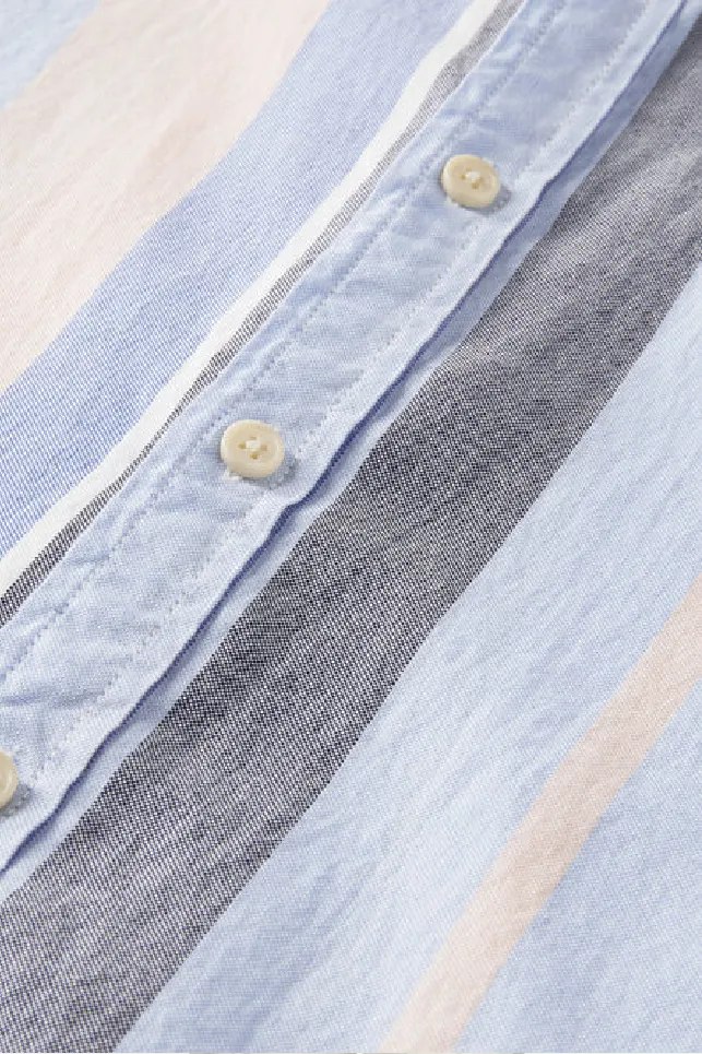 S&S L/S SHIRT STRIPED OXFORD 167378