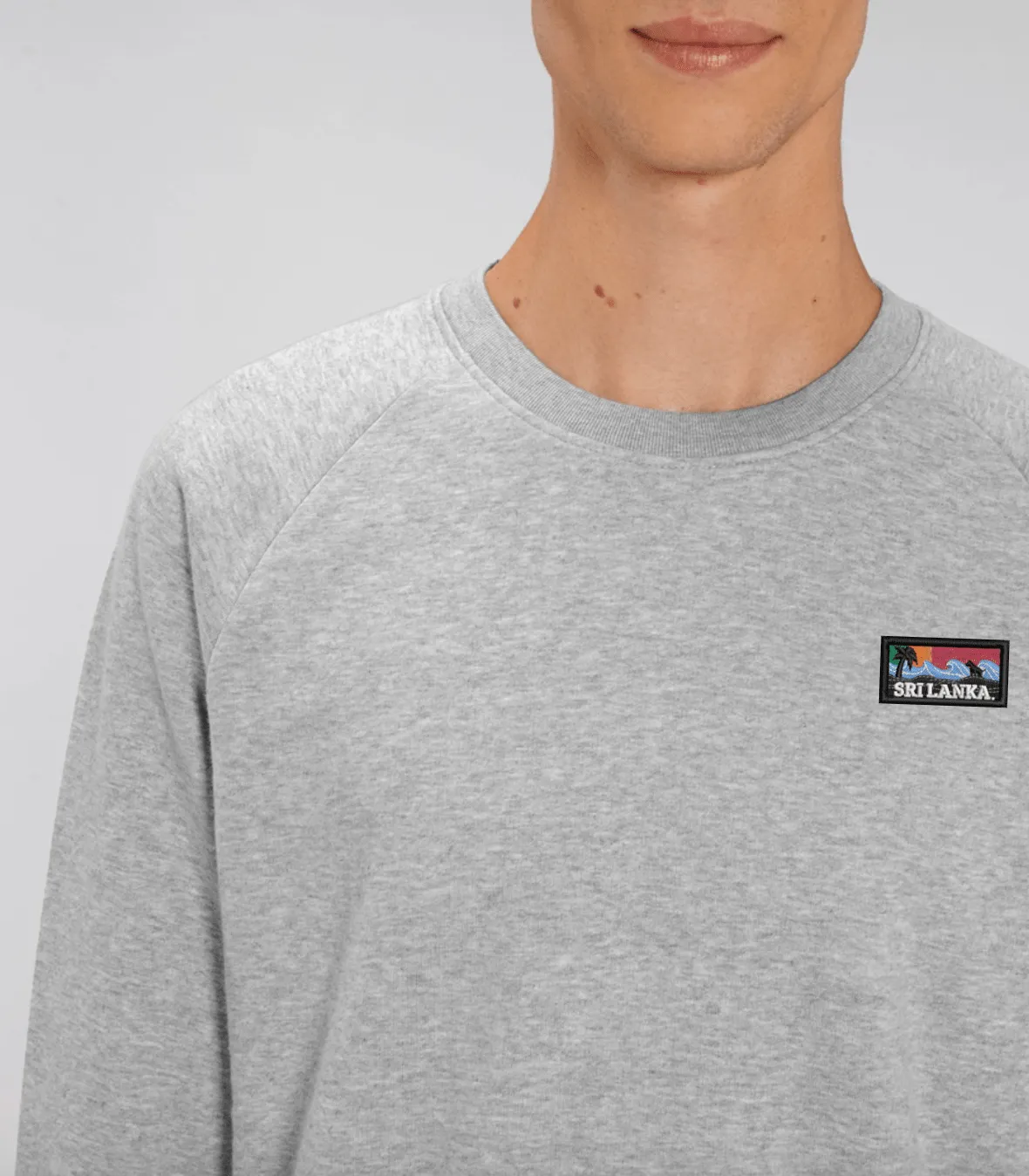 Sri Lanka Beach Dog Sweatshirt | Men's Regular Fit | Made From Recycled Plastic Bottles.