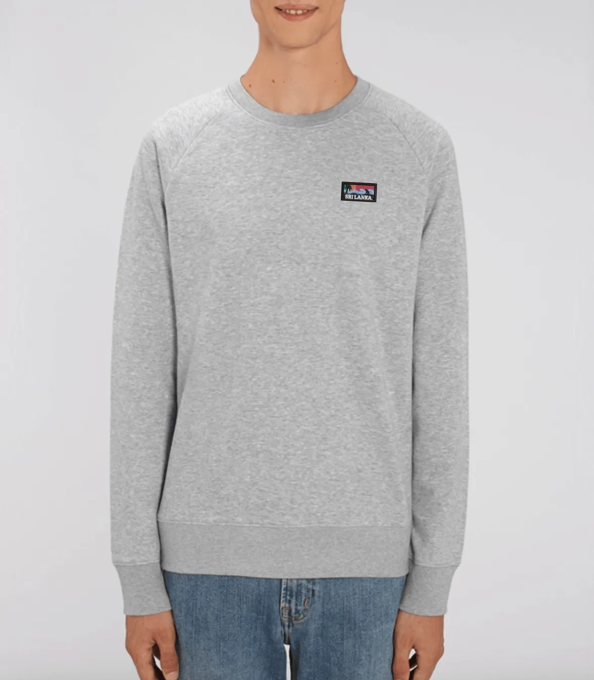Sri Lanka Beach Dog Sweatshirt | Men's Regular Fit | Made From Recycled Plastic Bottles.