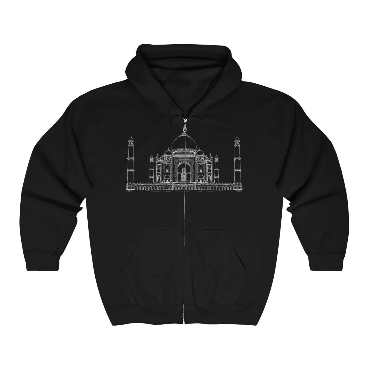 Taj Mahal - Unisex Heavy Blend™ Full Zip Hooded Sweatshirt
