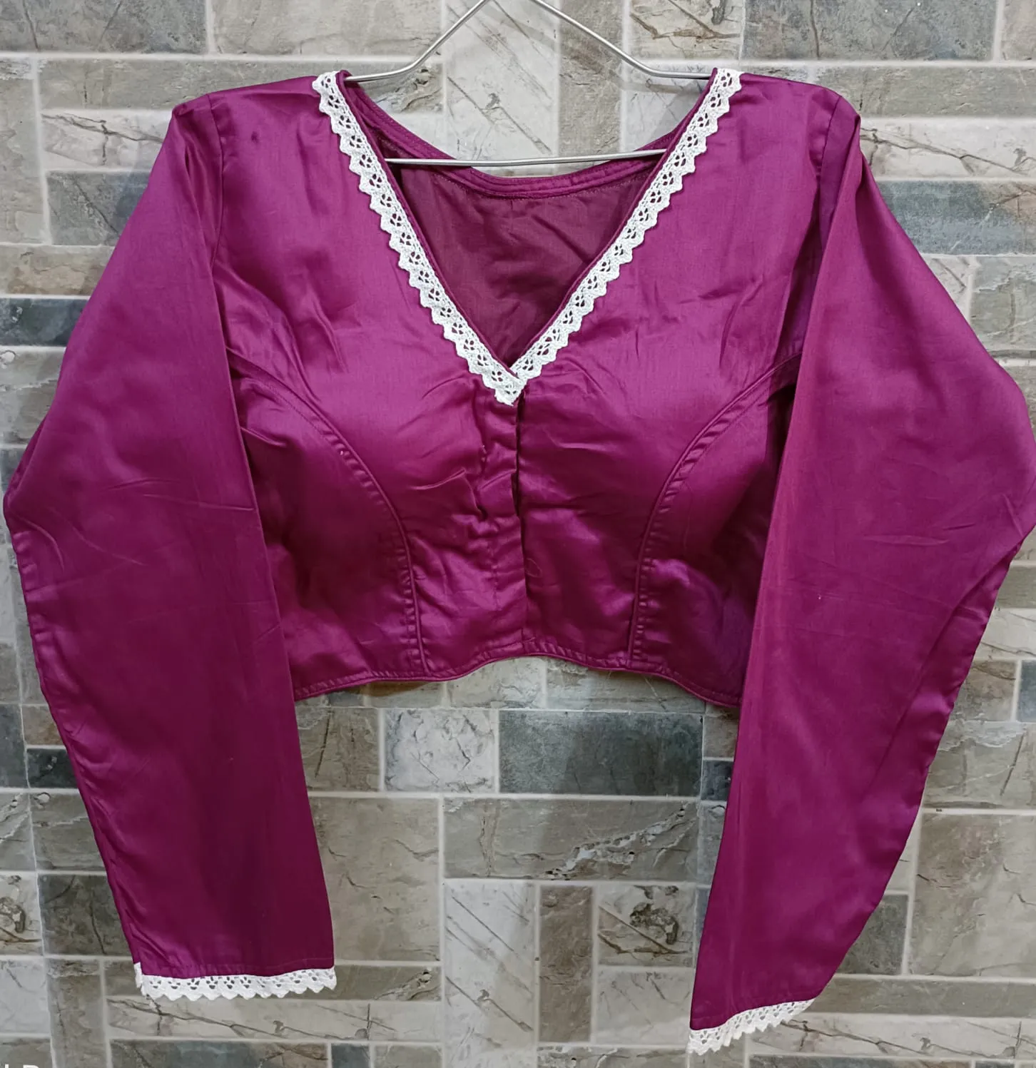 TANYA-3 COTTON SILK BLOUSE