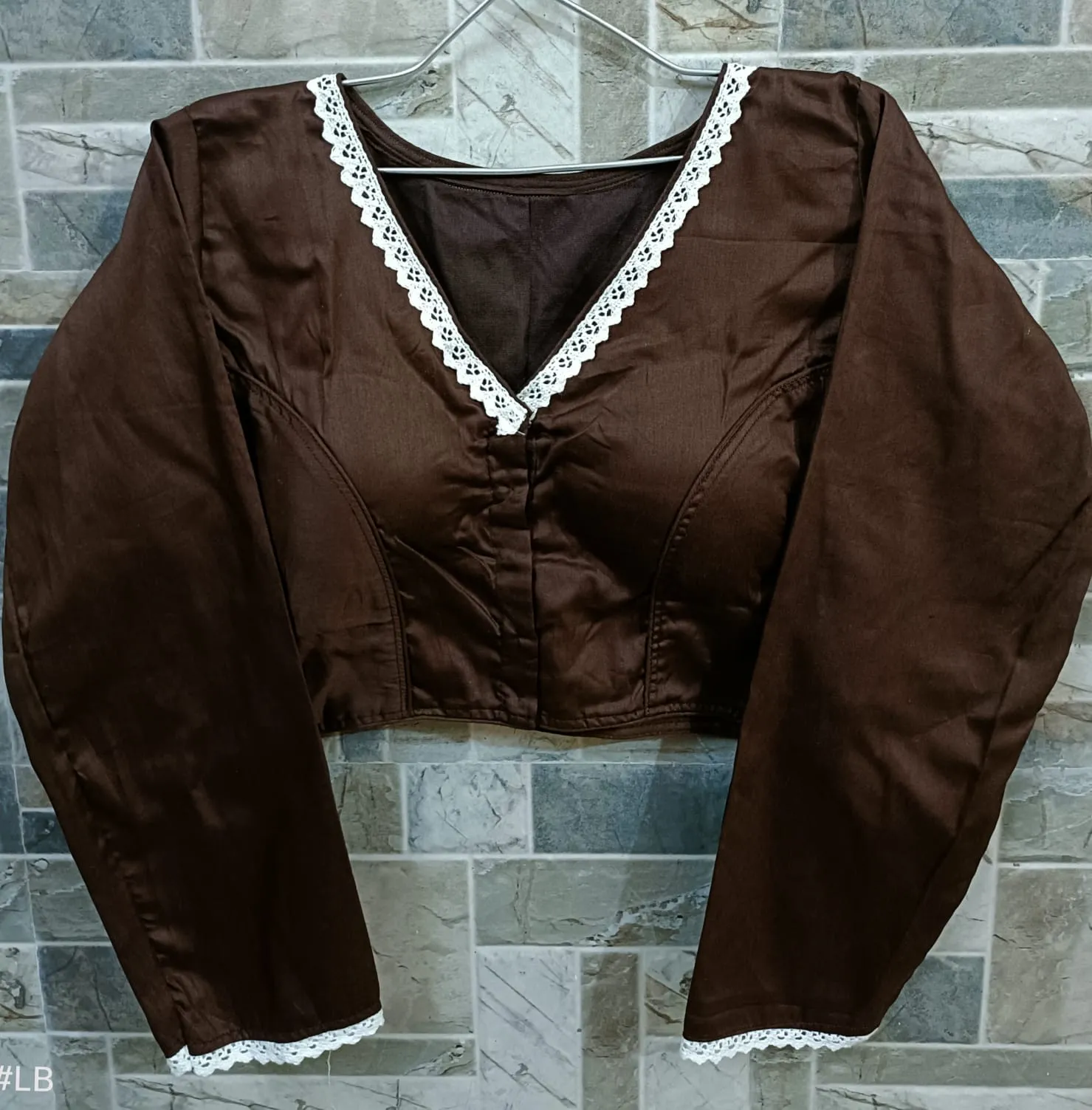 TANYA-3 COTTON SILK BLOUSE