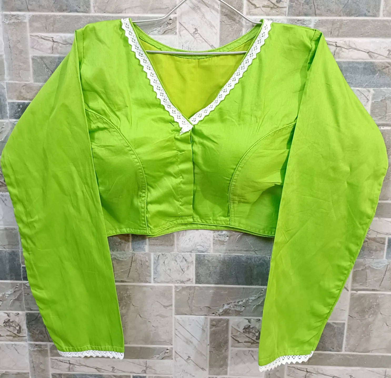 TANYA-3 COTTON SILK BLOUSE