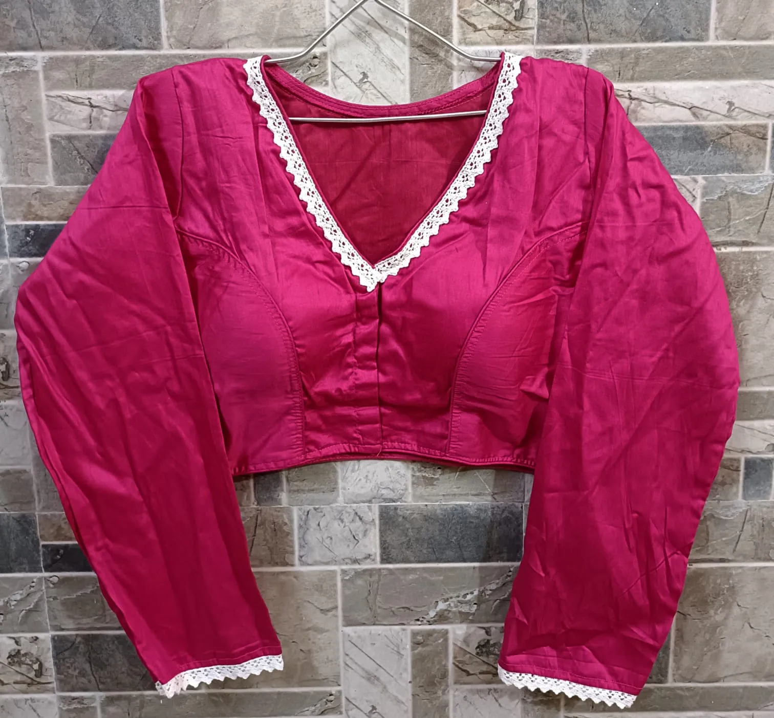 TANYA-3 COTTON SILK BLOUSE