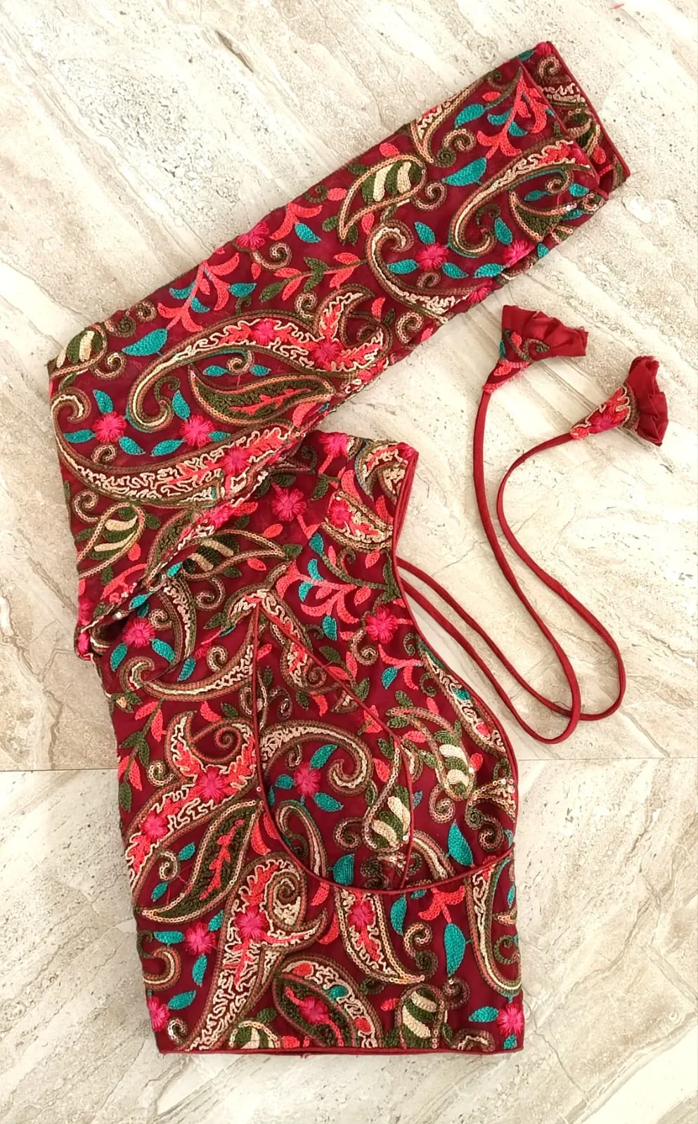 Tanya Kashmiri Work Full Sleeves Blouse