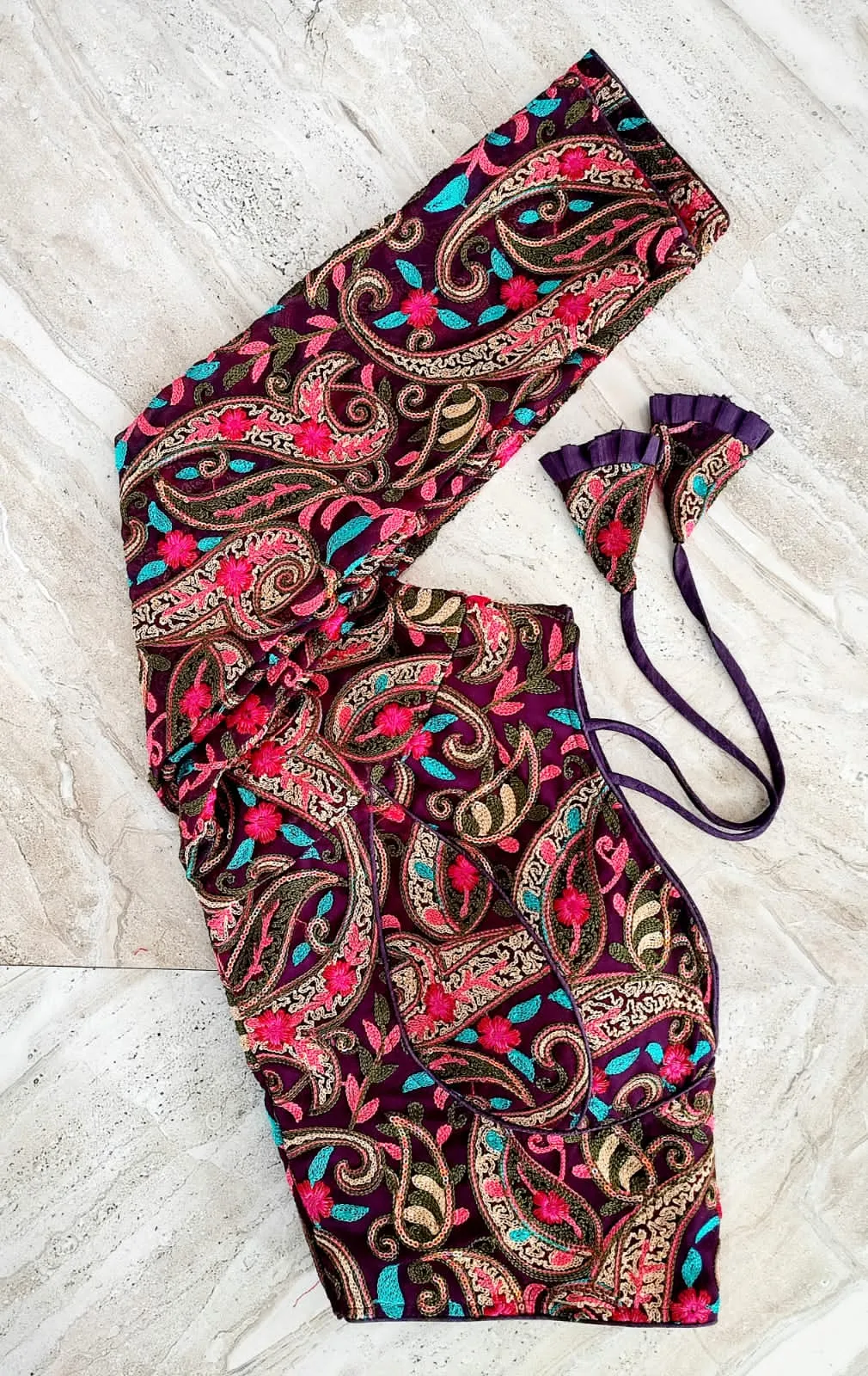 Tanya Kashmiri Work Full Sleeves Blouse