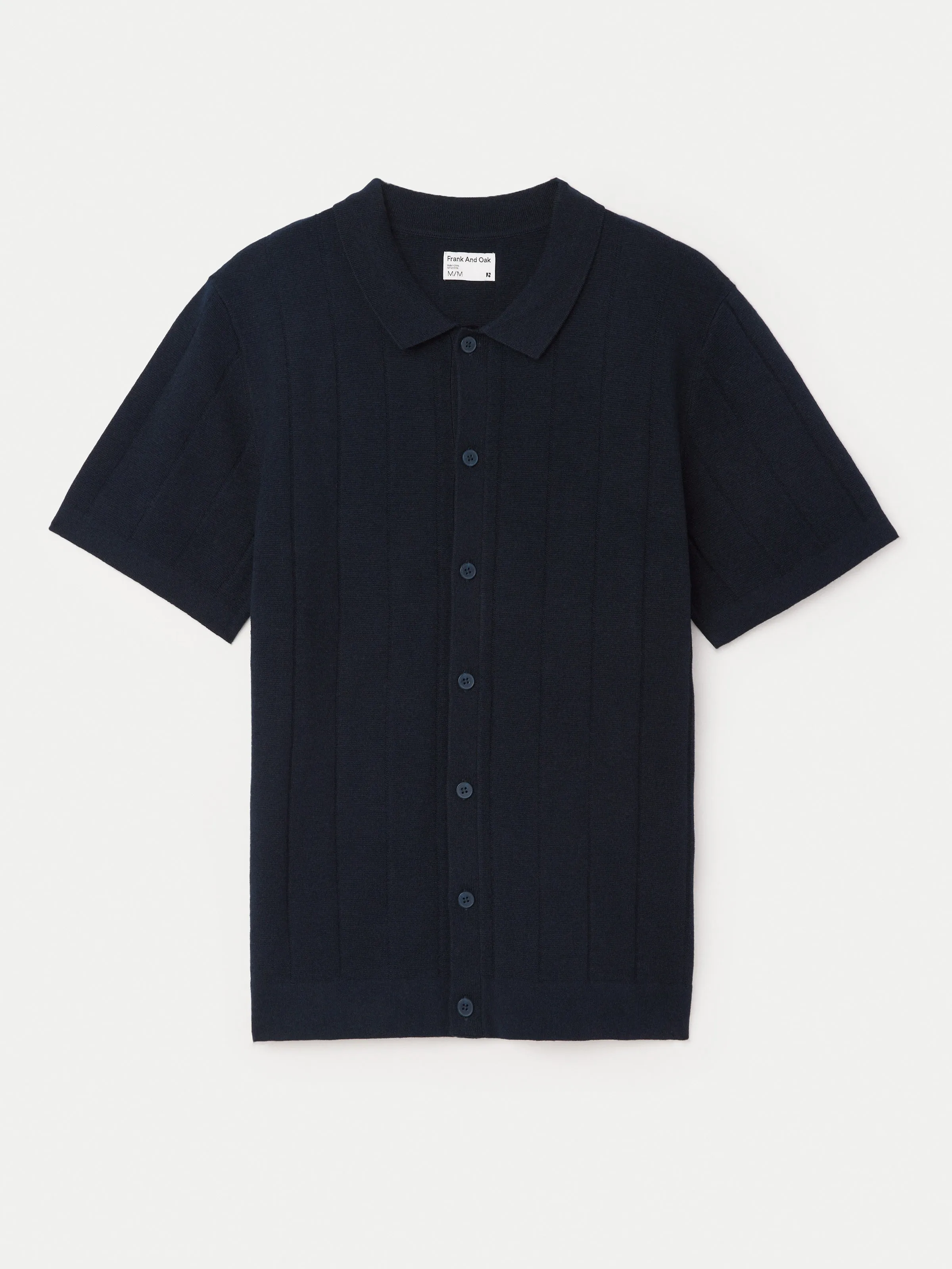 The Knit Button Up Polo in Green