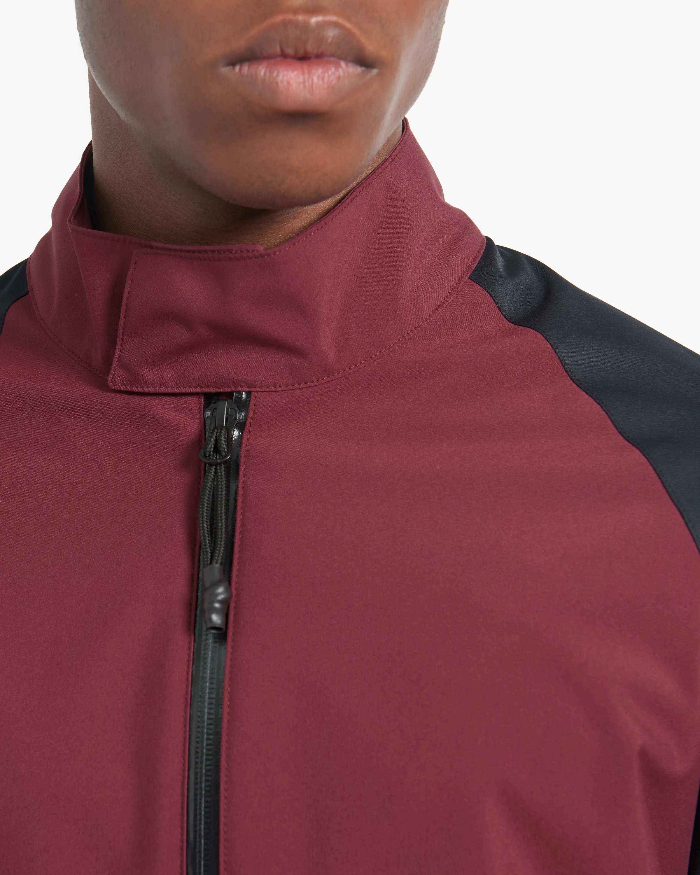 Waterproof Harrington Jacket - Burgundy